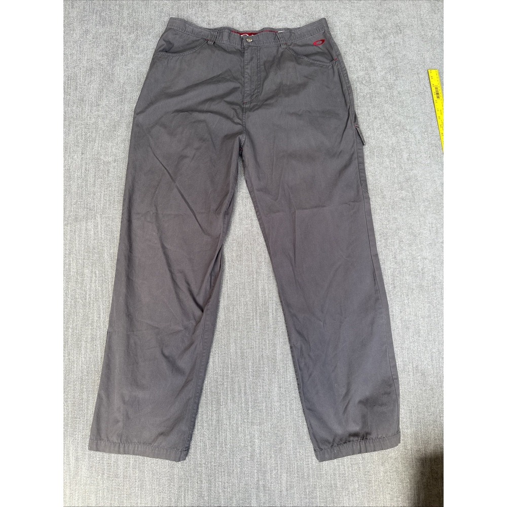 Oakley Cargo Pants Mens 38 Gray Tactical Workwear Hiking Outdoor Straight Leg